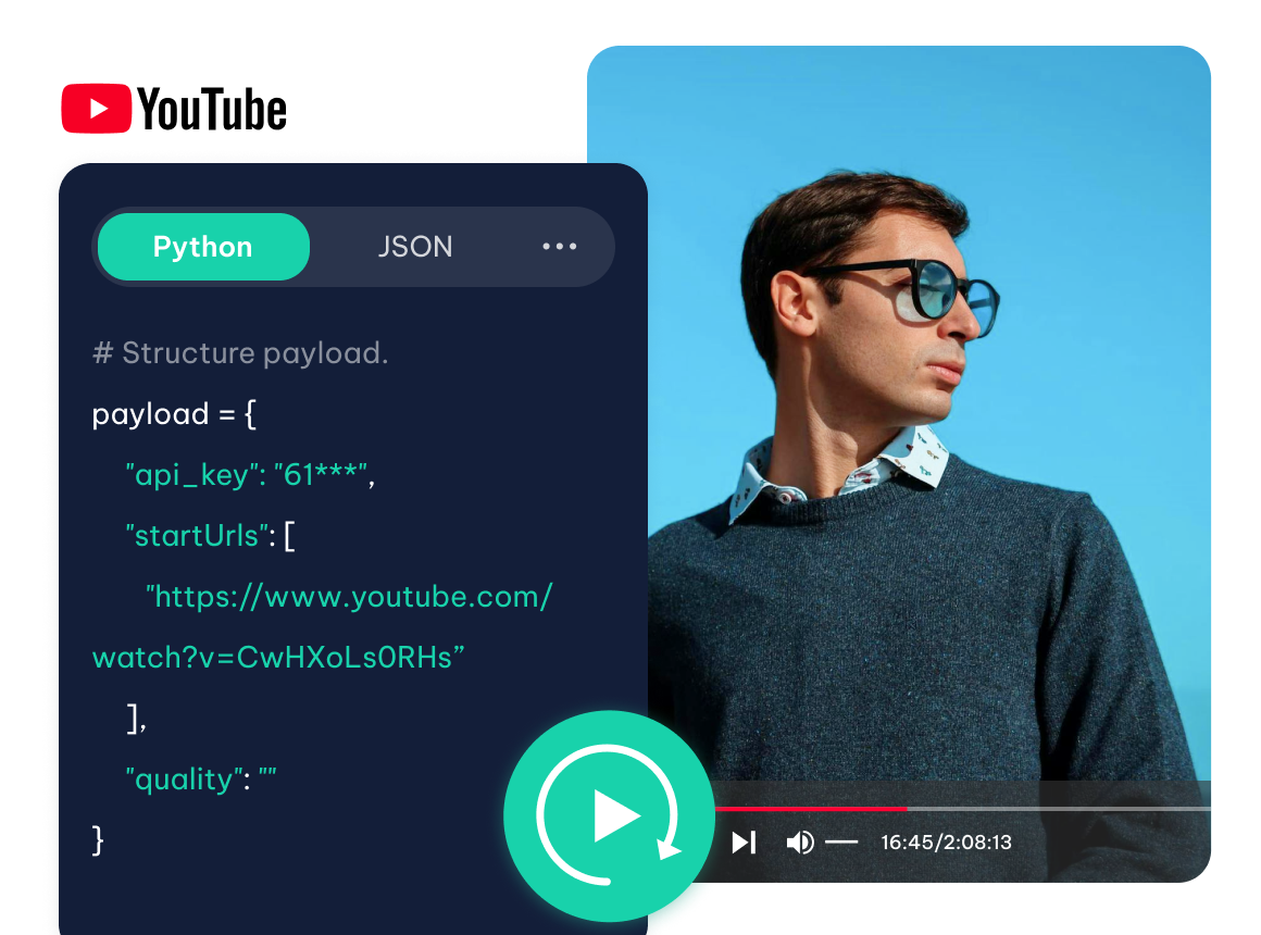 YouTube Video Data API Customized for AI Training